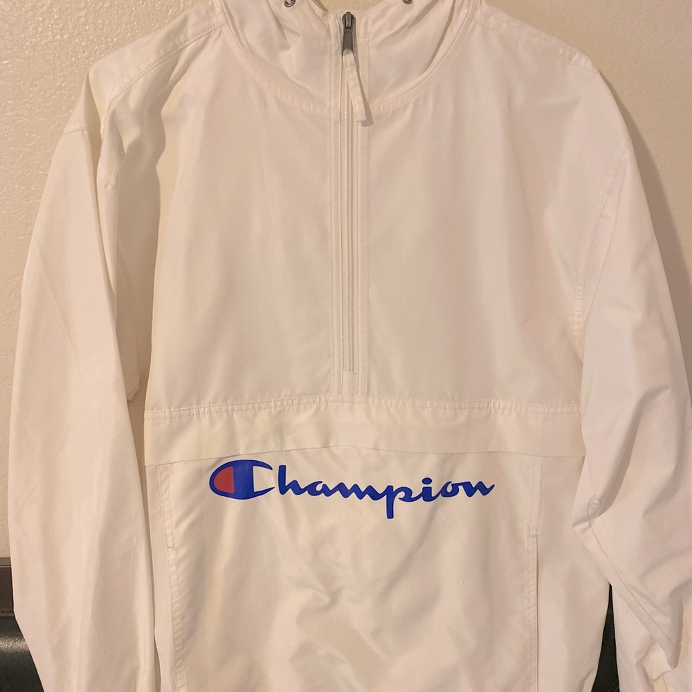 CHAMPION Half-Zip Hoodie Windbreaker